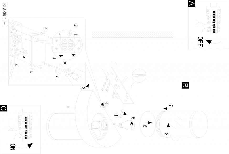 Накладной светильник eglo beverly 86541
