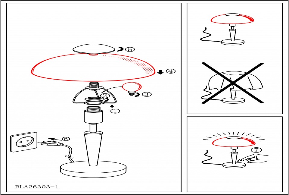 Настольная лампа декоративная eglo solo 1 87254