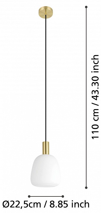 Подвесной светильник eglo manzanares 900305