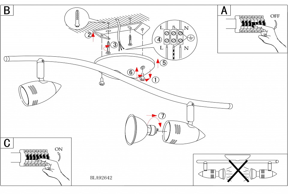 Спот eglo magnum-led 92642