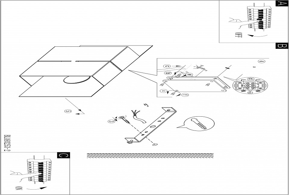 Накладной светильник eglo kibea 93254