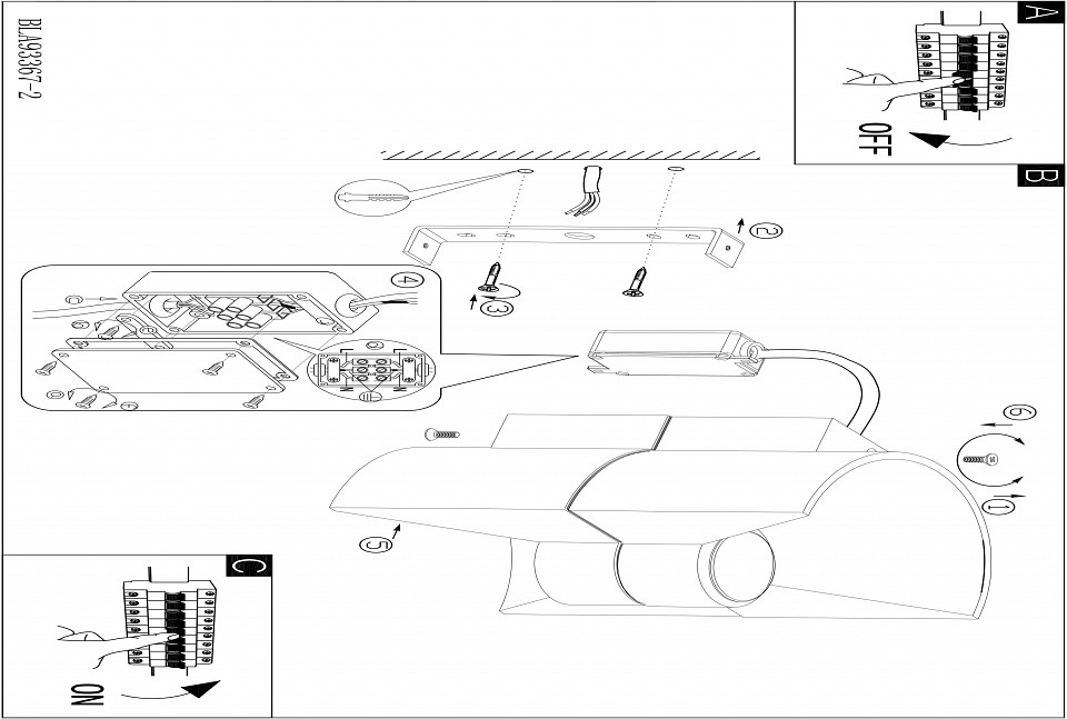 Накладной светильник eglo redondo 93368