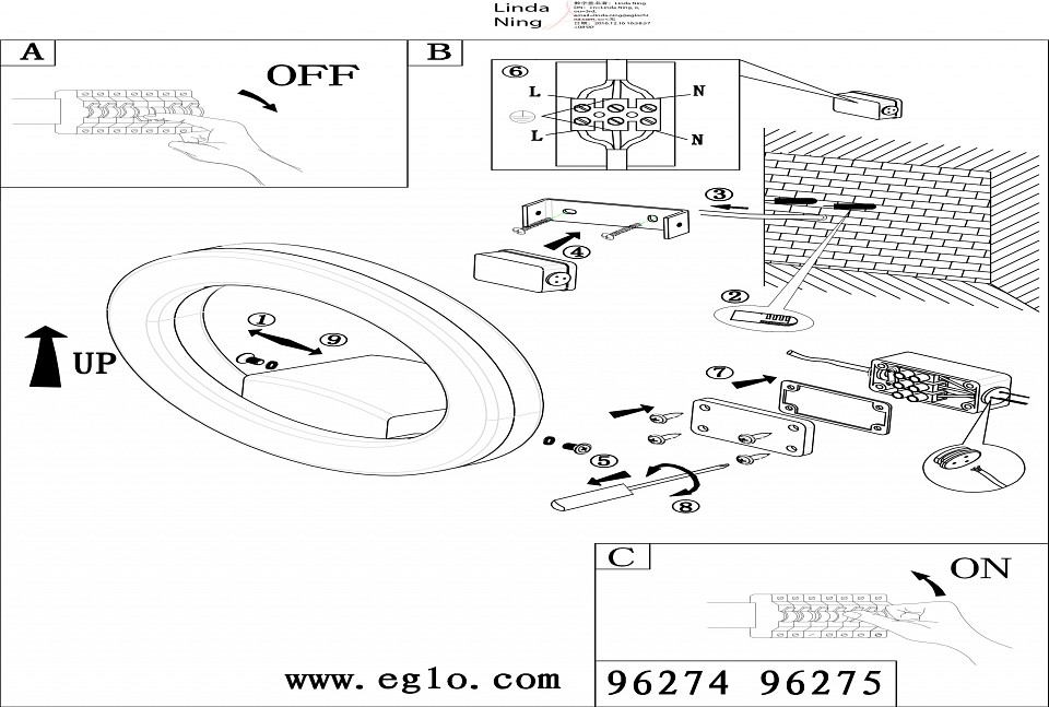 Светильник на штанге eglo emollio 96274