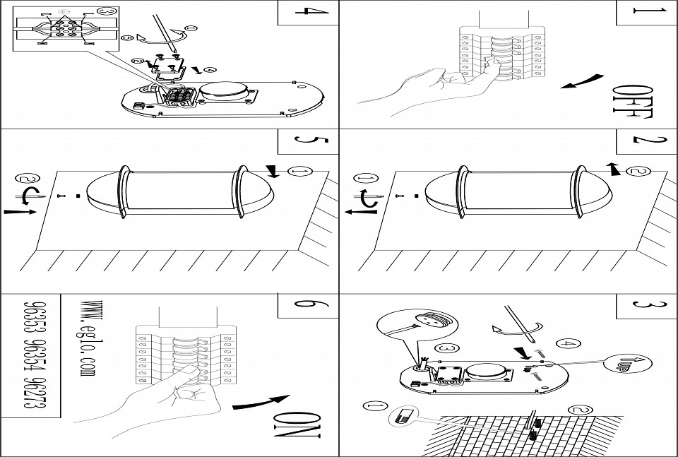 Накладной светильник eglo isoba 96354