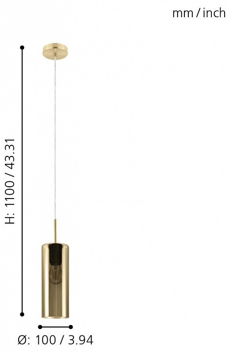 Подвесной светильник eglo selvino 98696