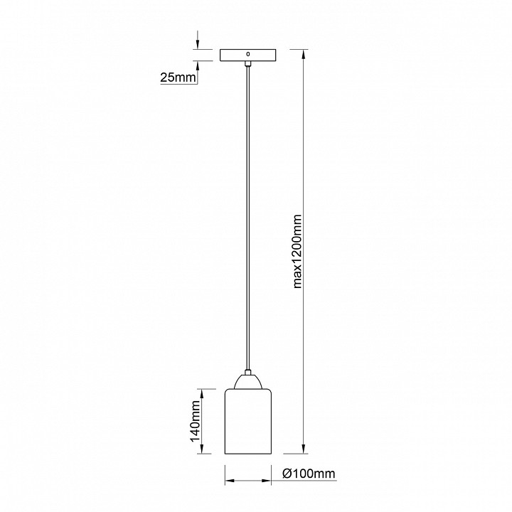 Подвесной светильник escada storm 10179/1s