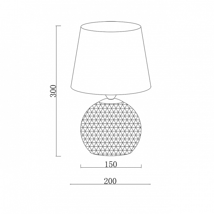 Настольная лампа декоративная escada  10197/l green