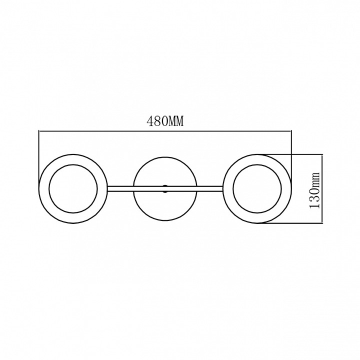 Накладной светильник escada muse 1100/2p