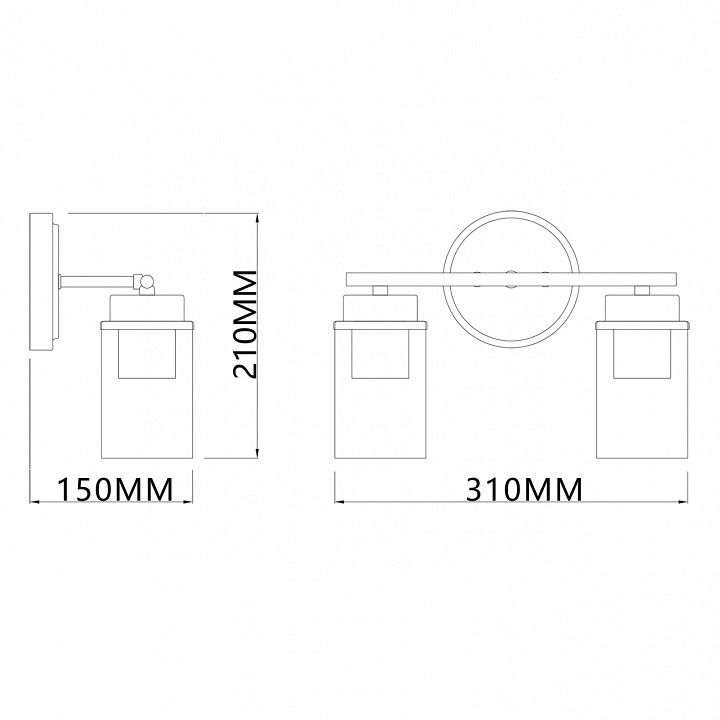 Бра escada dinasty 2118/2a