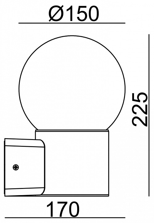 Светильник на штанге escada 30001 30001w/01