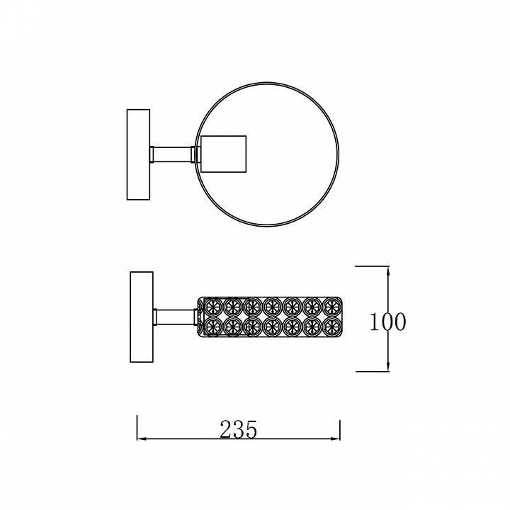 Бра escada banjo 679/1a white