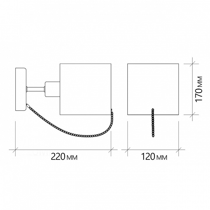 Бра escada intense 683/1a