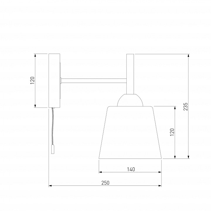 Бра eurosvet fresco 70085/1 белый