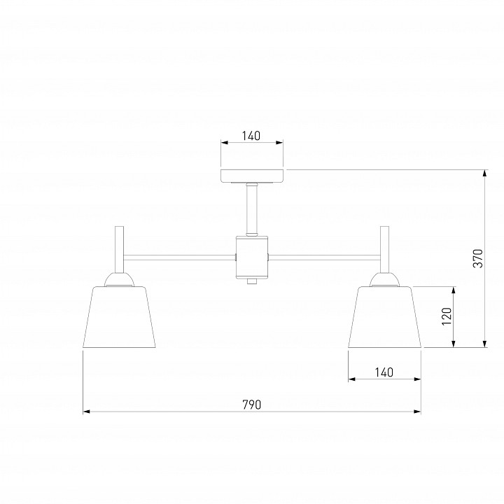 Люстра на штанге eurosvet fresco 70085/8 белый