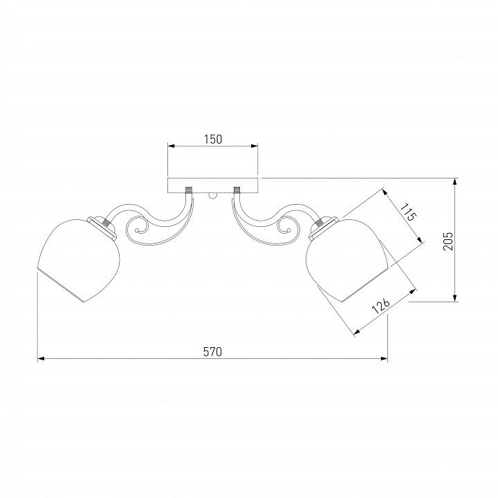 Потолочная люстра eurosvet wendy 30138/5 золото