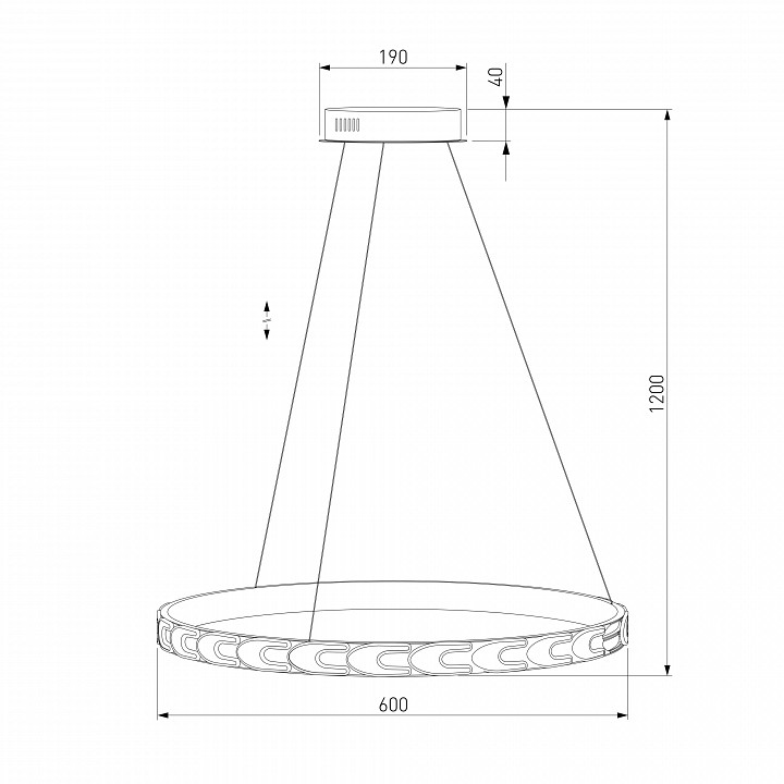 Подвесной светильник eurosvet chain 90164/1 сатин-никель