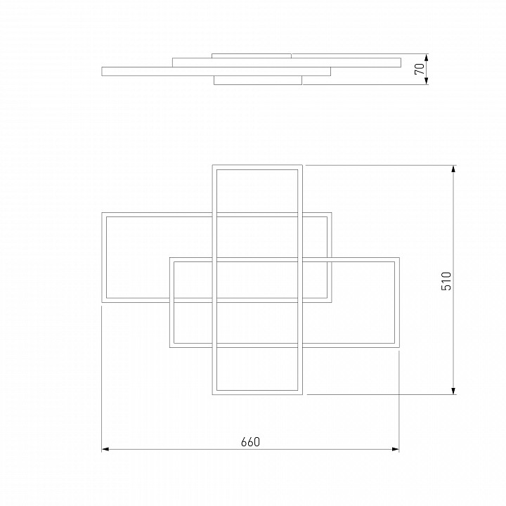 Потолочная люстра eurosvet direct 90177/3 белый