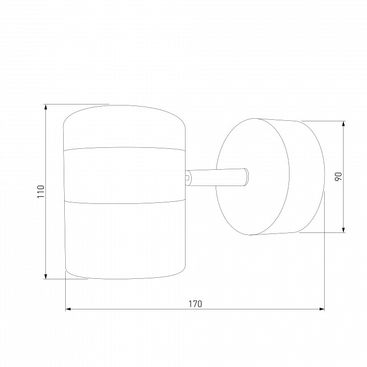 Бра eurosvet oskar 20165/1 led хром/белый