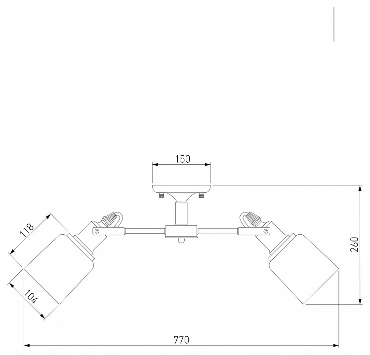 Потолочная люстра eurosvet astor 70111/8 черный