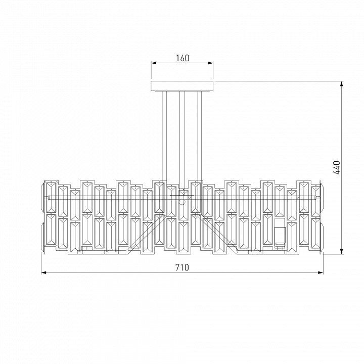 Светильник на штанге bogate's zolletta 339/8 strotskis smart