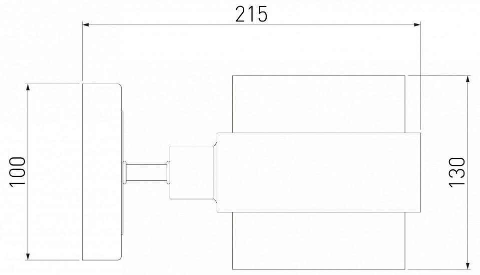 Бра eurosvet arcada 70127/1 черный