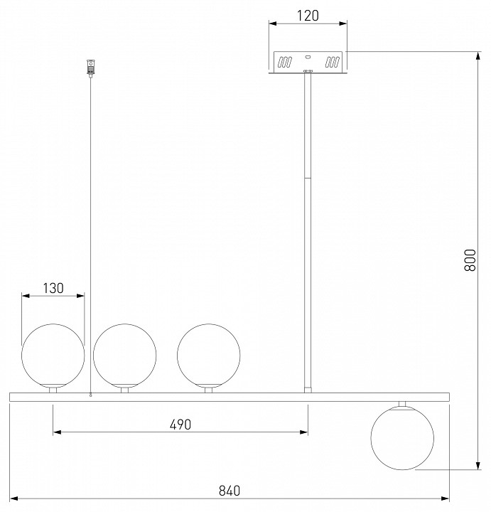Светильник на штанге eurosvet fredo 70136/4 золото