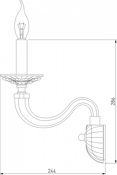 Бра bogate's olenna 338/1