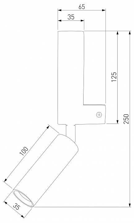 Бра с подсветкой eurosvet pitch 40020/1 led черный/латунь
