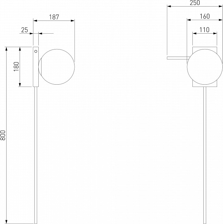 Бра eurosvet fredo 40033/1 латунь