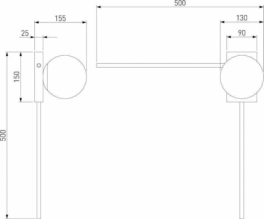 Бра eurosvet fredo 40035/1 золото