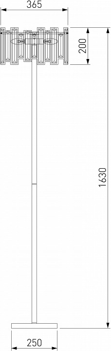 Торшер bogate's cella 01150/3 strotskis