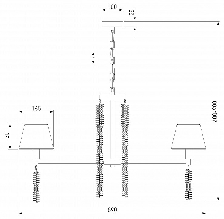 Подвесная люстра eurosvet charuel 60148/7 матовое золото