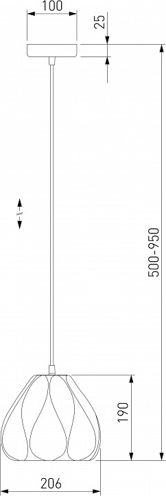 Подвесной светильник eurosvet sinki 30187/1 белый