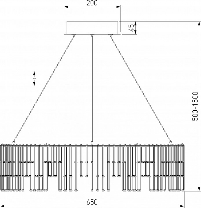 Подвесной светильник bogate's firefly 454/1