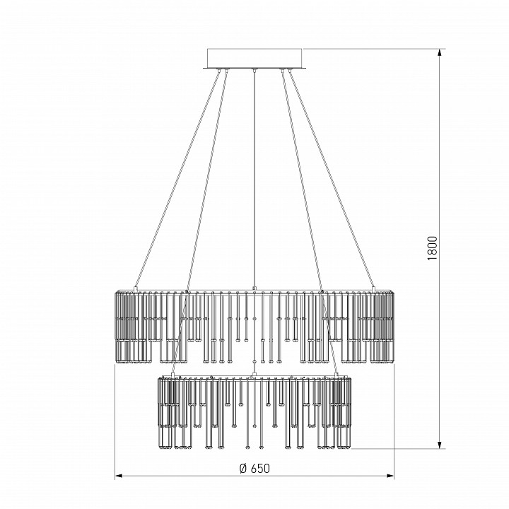 Подвесной светильник bogate's firefly 454/2