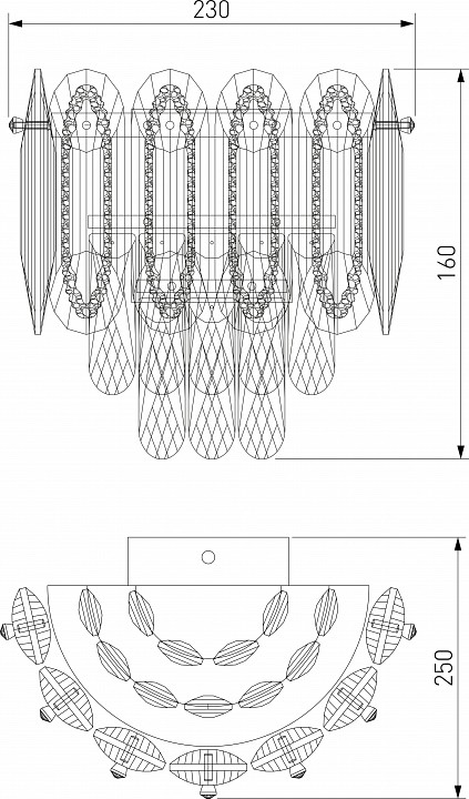 Накладной светильник bogate's chaleur 422/1