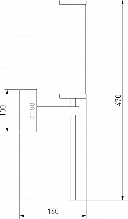 Бра eurosvet stark 50387 led латунь