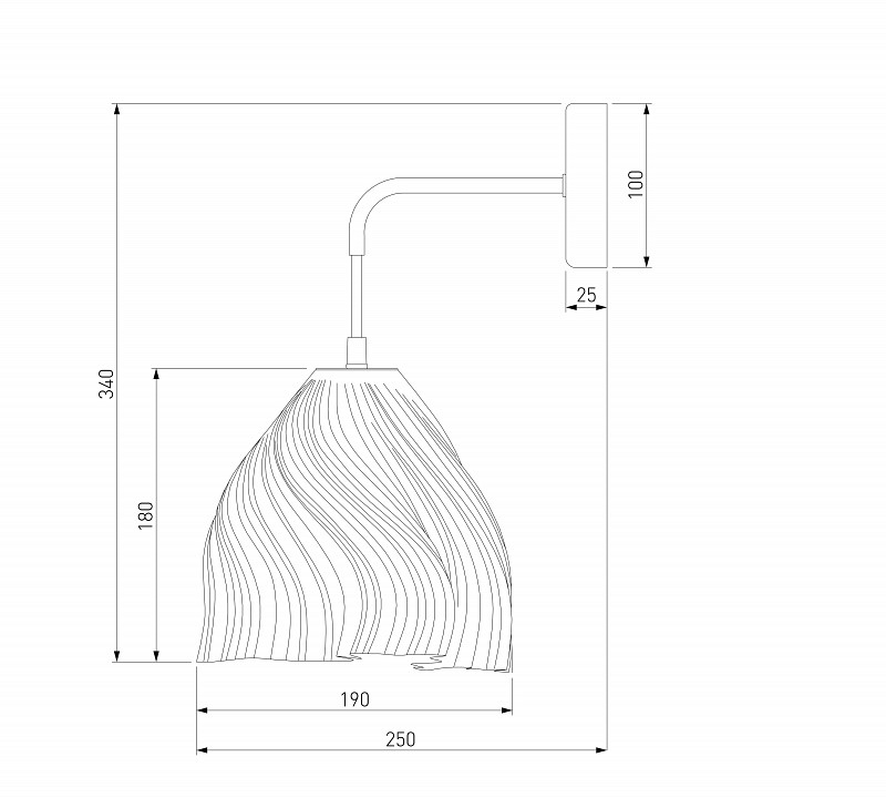 Бра eurosvet sinki 40075/1 белый