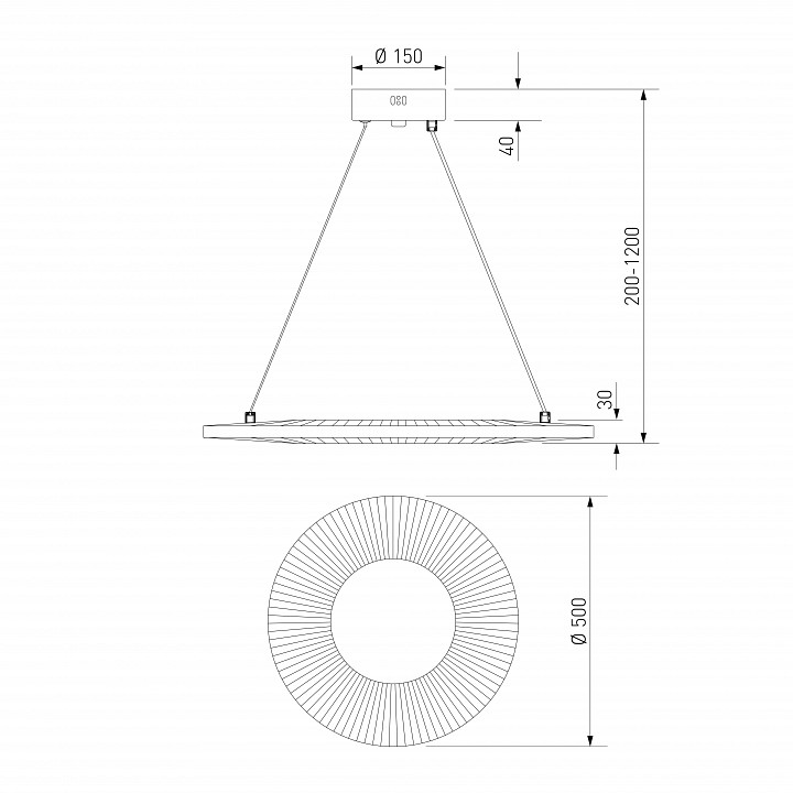 Подвесной светильник eurosvet kreis 101001 led