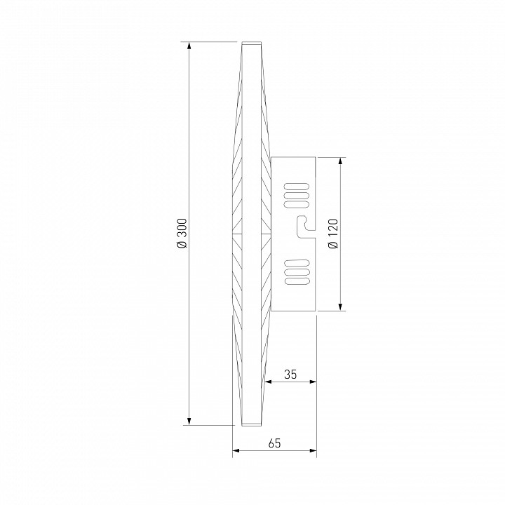 Накладной светильник eurosvet kreis 101002 led