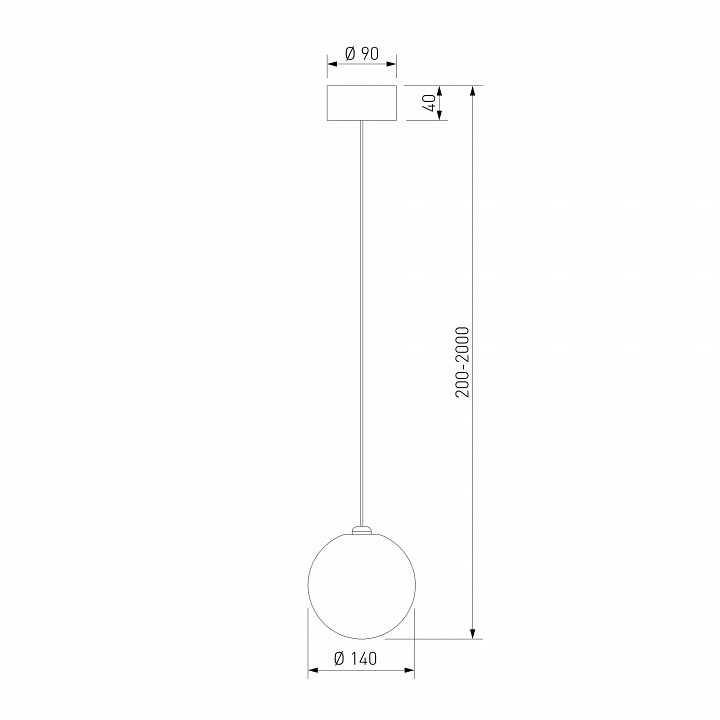 Подвесной светильник bogate's crystall 1_101