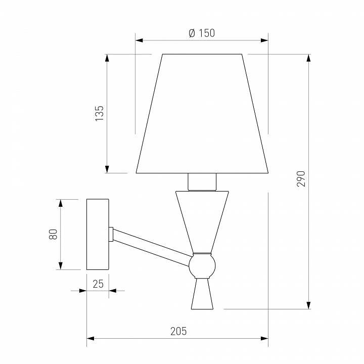 Бра eurosvet teja 103014
