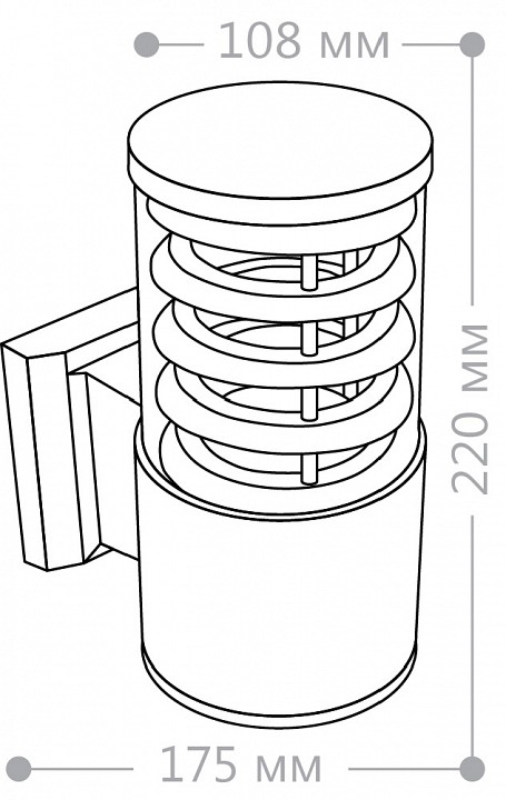 Светильник на штанге feron saffit dh0801 6301