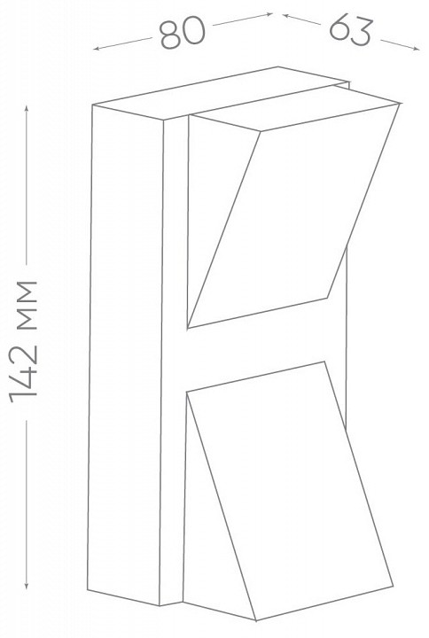 Накладной светильник feron dh103 06316