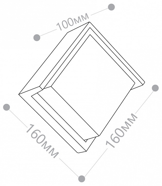 Накладной светильник feron dh108 06350