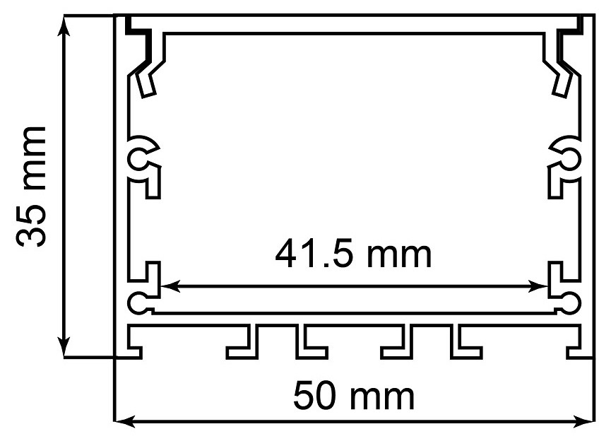 Короб накладной feron cab257 10373
