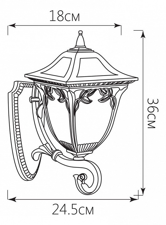 Светильник на штанге feron афина 11483