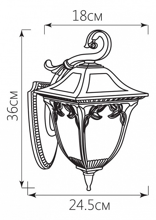 Светильник на штанге feron афина 11484