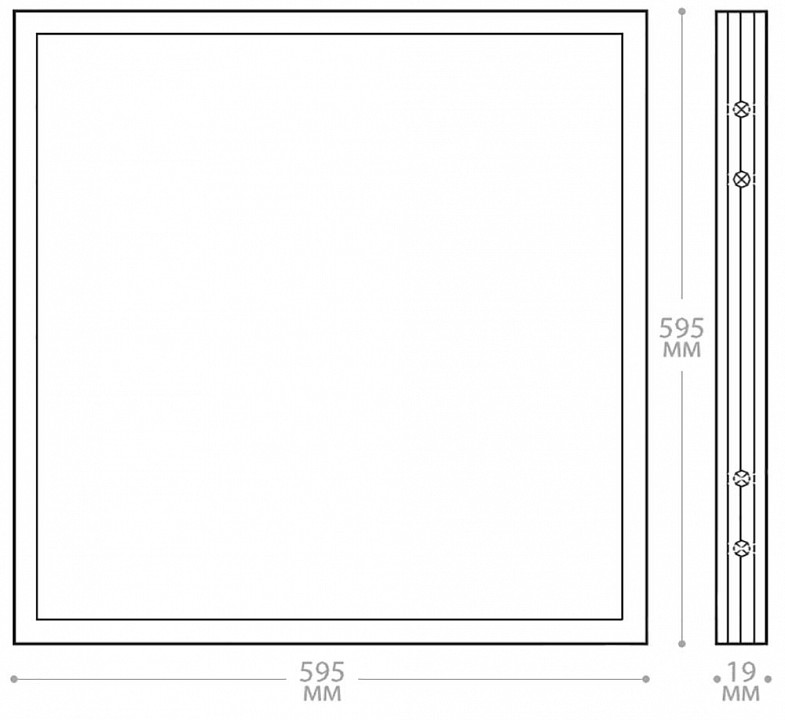 Светильник для потолка армстронг feron al2115 21083