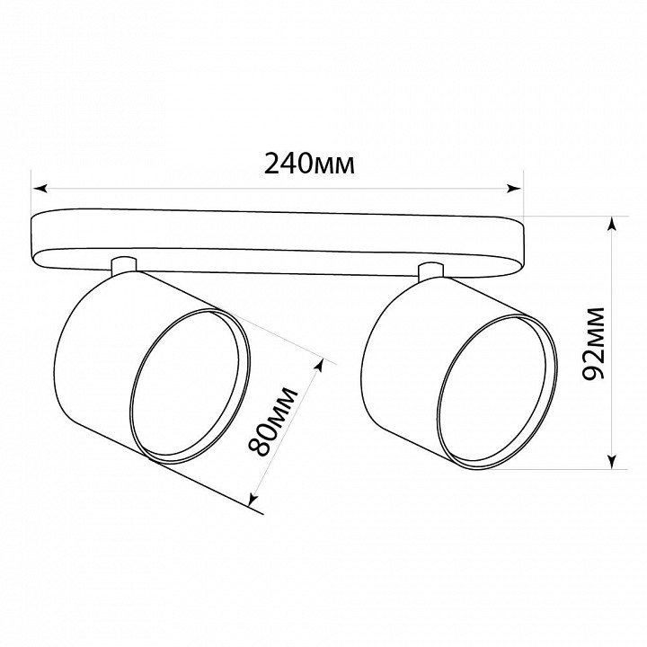 Спот feron barre 41477